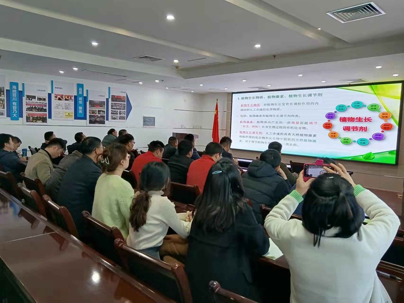 專精專注（zhù），進而有為——色多多www视频在线观看生化組織開展公司內部植保技術（shù）培訓會(圖2)