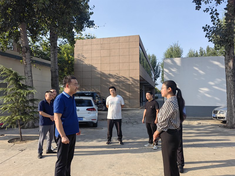 中牟縣委領導蒞臨色多多www视频在线观看（dá）中牟廠區調研(圖3)